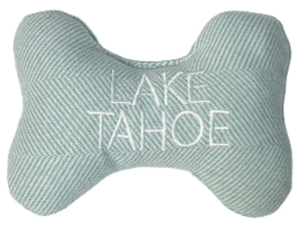 Lake Tahoe Tweed Bone Dog Toy