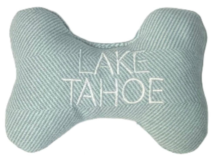 Lake Tahoe Tweed Bone Dog Toy