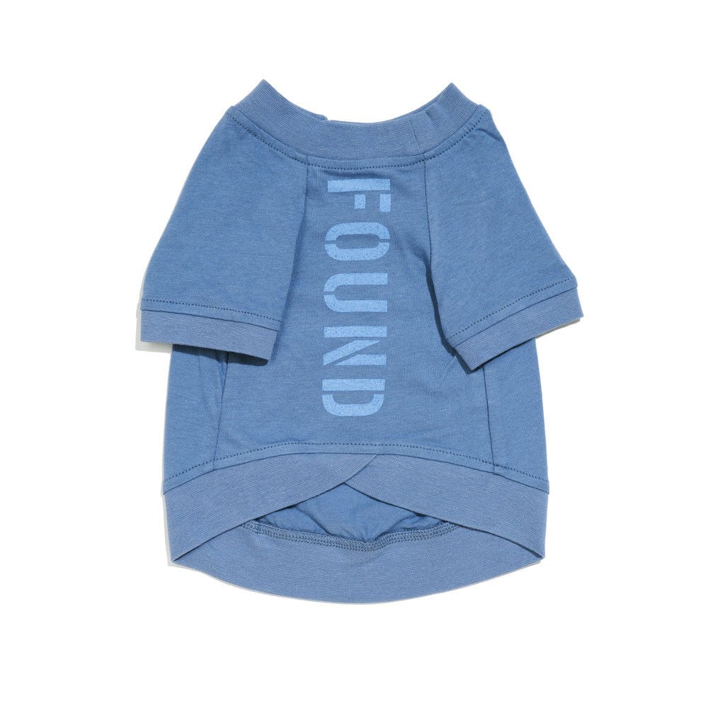 Found My Animal Big Full Heart Animal T-Shirt, Slate Blue + Sky